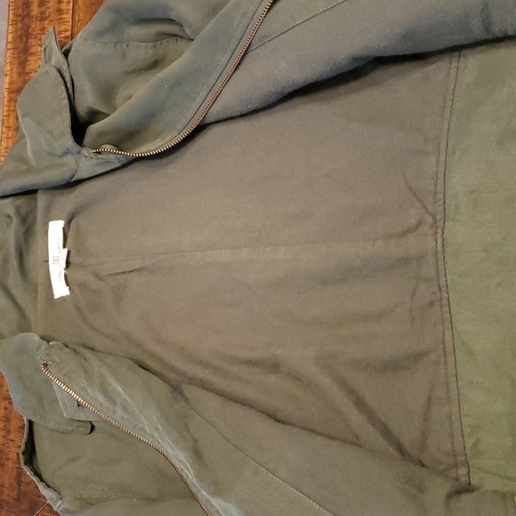 Dakota Collective leather trimmed zip front jacket - Picture 9 of 11